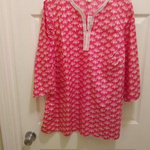 Talbots tropical tunic NWT